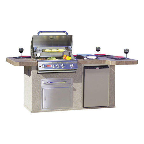 Cuisine d'extérieur - POWER BBQ - BULL EUROPE - contemporaine / en inox / en grès cérame