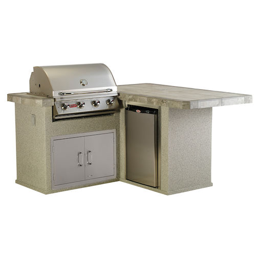 Cuisine d'extérieur - LITTLE Q - BULL EUROPE - contemporaine / en inox / en grès cérame