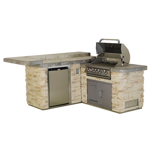Cuisine d'extérieur - JUNIOR GOURMET Q - BULL EUROPE - contemporaine / en inox / en grès cérame