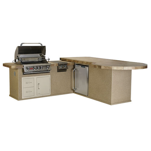 Cuisine d'extérieur - SUPREME Q - BULL EUROPE - contemporaine / en inox / en grès cérame