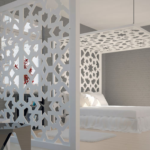 Panneau décoratif pour agencement intérieur - LATTICE KUS - DEMAMBA - en bois / MDF / en composite