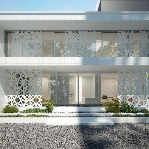Panneau décoratif pour agencement intérieur - LATTICE QATAR - DEMAMBA - pour façade / en bois / MDF