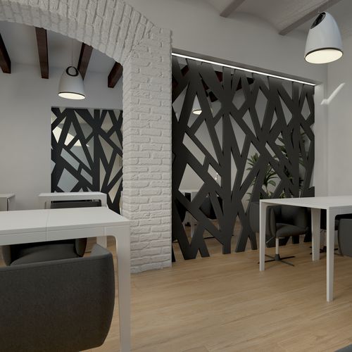 Panneau décoratif mural - LATTICE IBIZA - DEMAMBA - pour cloison / pour aménagement extérieur / en bois