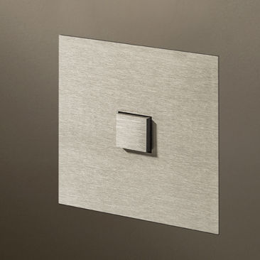 Interrupteur bouton poussoir - Lithoss  - Lithoss - encastré / en inox / contemporain