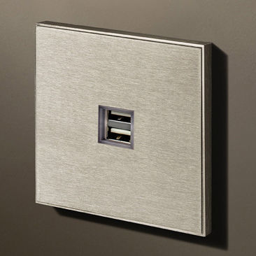 Prise USB - VOID - Lithoss - double / murale / encastrable