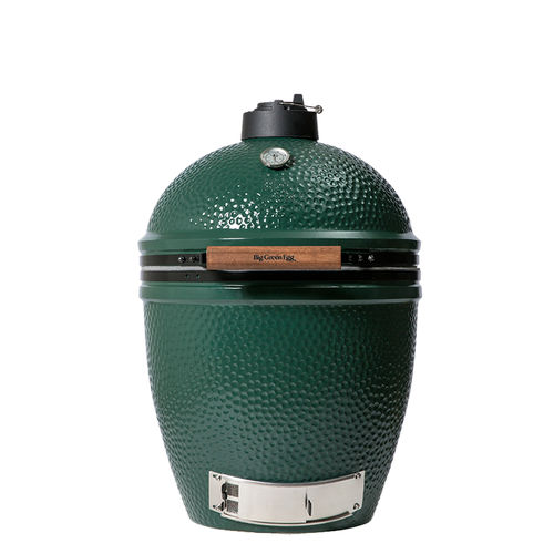Barbecue à charbon - LARGE - Big Green Egg - professionnel / sur roulettes / en métal