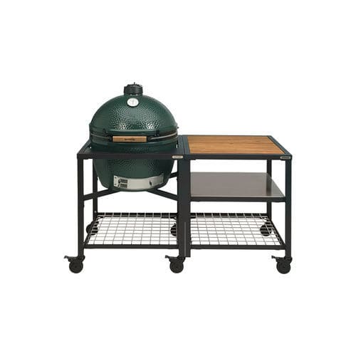 Table contemporaine - 120243 - Big Green Egg - en acier / en aluminium / avec piètement en acier