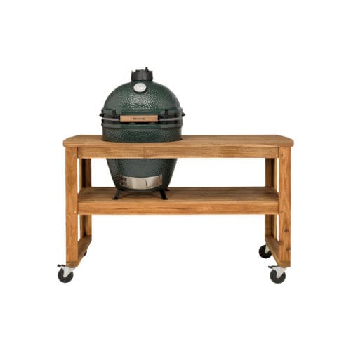 Table contemporaine - 118264 - Big Green Egg - bois / en acacia / avec piètement en bois de feuillus