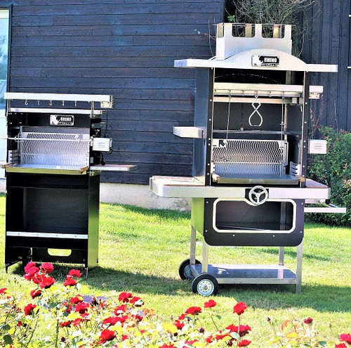 Rôtissoire à bois - 600 - Rhino Grill - mobile / professionnelle