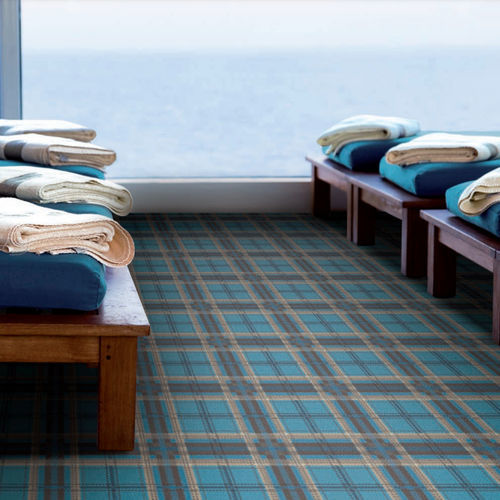 Moquette tuftée - OCEAN LINE - Halbmond - en polyamide / en laine / à motif