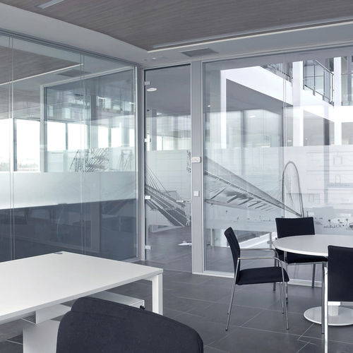 Porte d'intérieur - PREMIUM - PREMOSA - en aluminium / en stratifié / battante