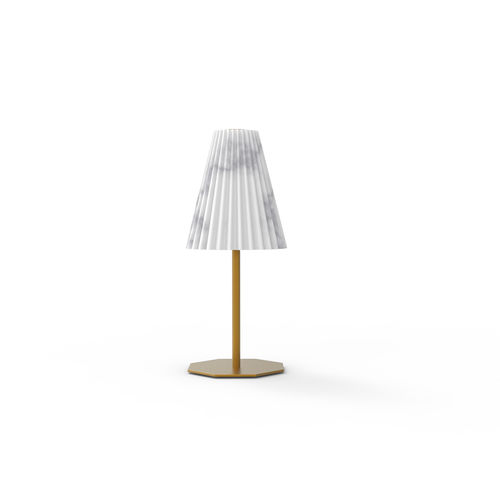 Lampe de table - ATENA - OREADI OR9 - GSC LIGHTING - en laiton brossé / en marbre / contemporaine