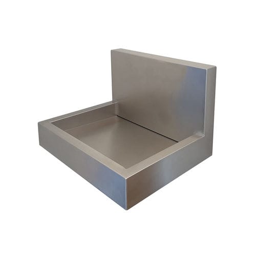 Lavabo mural - L-114-D - SUPRATECH - en inox / sur mesure / pour personnes à mobilité réduite