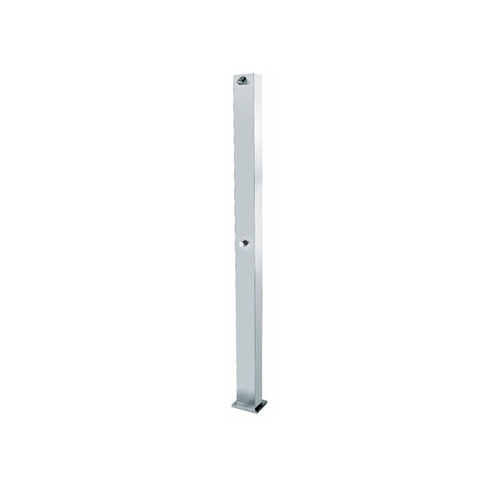 Colonne de douche temporisée - ID-120 - SUPRATECH - en inox / brossée / sur pied