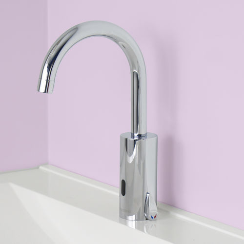 Mitigeur de vasque - AKWAVIVA : RES-200 - SUPRATECH - pour lave-mains / à poser / électronique