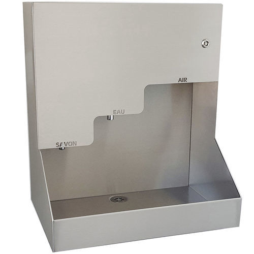 Lave-mains mural - LM-238 - SUPRATECH - rectangulaire / en inox