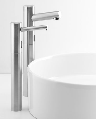 Distributeur de savon professionnel - ELITE  - SUPRATECH - sur plan / en laiton chromé / électronique