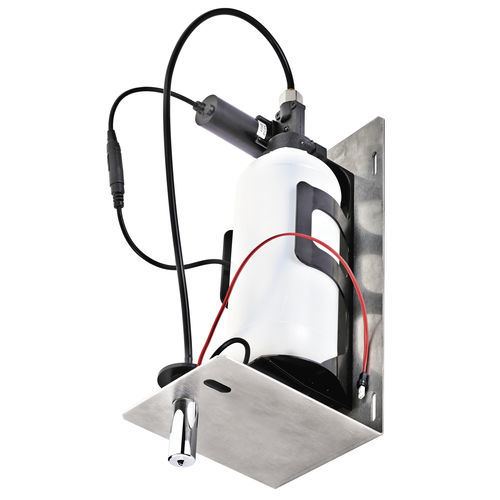 Distributeur de savon professionnel - RES-48 series - SUPRATECH - intégré / derrière le miroir / en laiton chromé