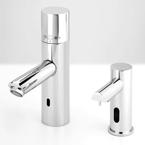 Distributeur de savon professionnel - ASKA  - SUPRATECH - sur plan / en laiton chromé / électronique