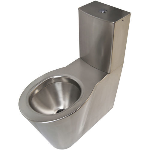 WC monobloc - OPTIMA  - SUPRATECH - près du mur / en inox / pour sanitaire public