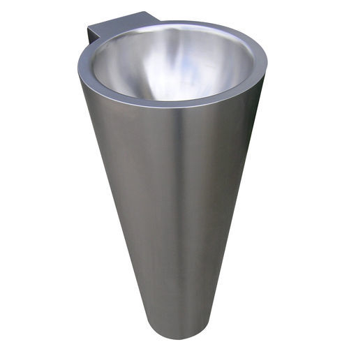 Vasque sur pied - LP-015-S series - SUPRATECH - en inox / brillante / conique