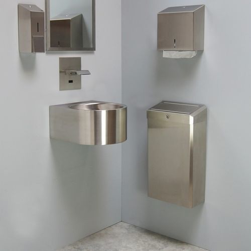 Poubelle en inox - ELITE - SUPRATECH - d'intérieur / murale / à poser