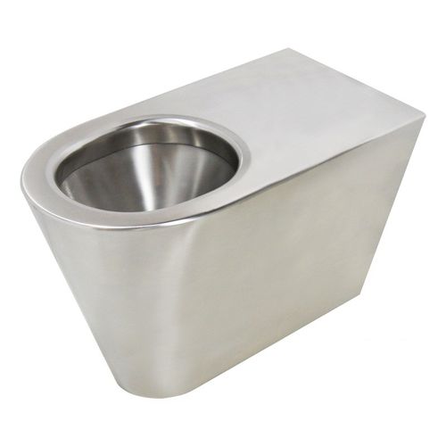 WC à poser - ULTIMA TC - SUPRATECH - en inox / pour sanitaire public / professionnel