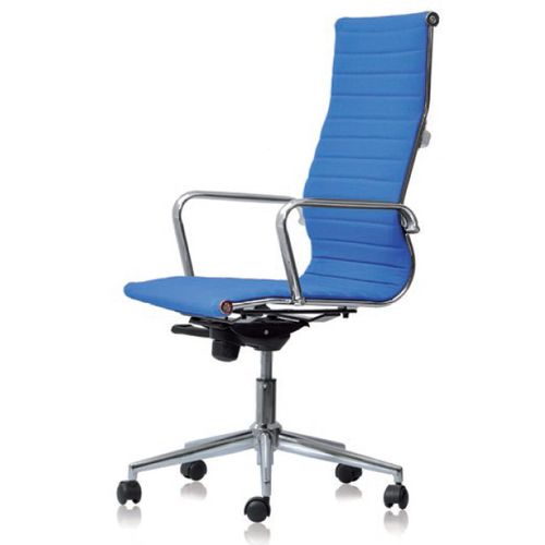 Fauteuil de direction contemporain - YOGA - Castellani.it srl - en cuir / en chrome / avec dossier haut