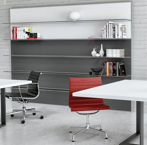 Étagère murale - ZE03_ZEFIRO - Castellani.it srl - contemporaine / en aluminium / en verre