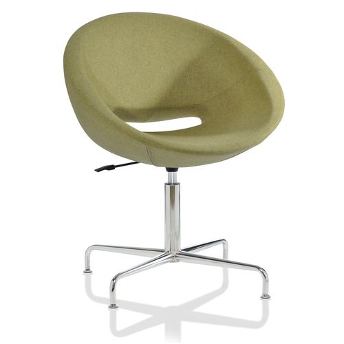 Chaise visiteur contemporaine - BALL804P - Castellani.it srl - d'intérieur / en tissu / tapissée