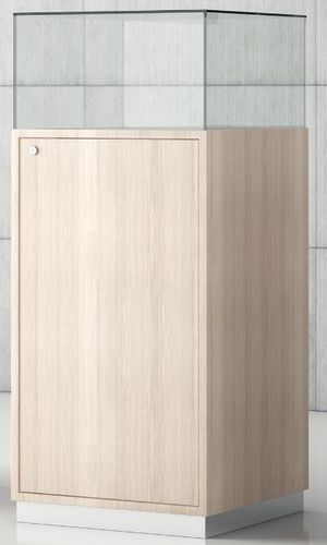 Vitrine contemporaine - Q/50CC+Q/50A - Castellani.it srl - sur piétement / en verre / en bois