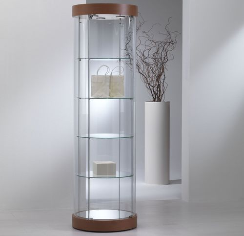 Vitrine contemporaine - 209/RF - Castellani.it srl - sur piétement / en verre / en chêne