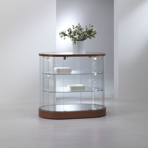 Vitrine contemporaine - 209/OB - Castellani.it srl - sur piétement / en verre / en chêne