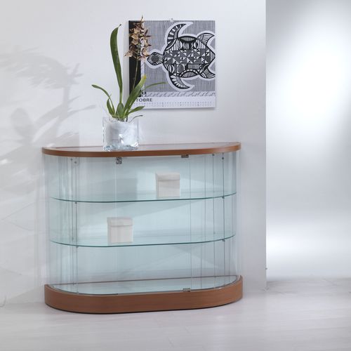 Vitrine contemporaine - 209/MB - Castellani.it srl - sur piétement / en verre / en chêne