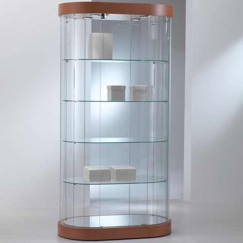 Vitrine contemporaine - 209/OG - Castellani.it srl - sur piétement / en verre / en chêne