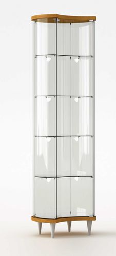 Vitrine contemporaine - 203/ML - Castellani.it srl - sur piétement / en verre / en chêne