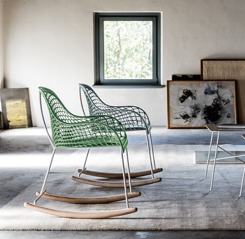 Chaise contemporaine - GUAPA_DOND - Castellani.it srl - d'intérieur / en cuir / avec piètement en acier