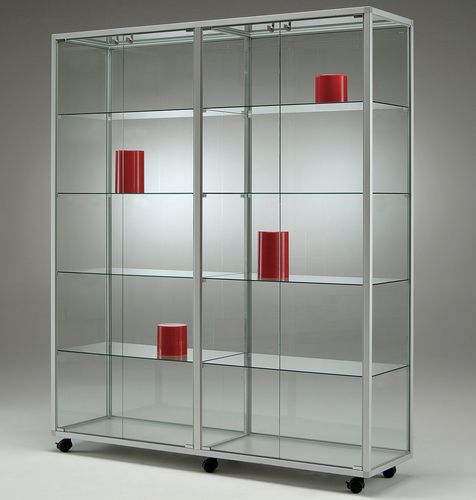 Vitrine contemporaine - CM154 - Castellani.it srl - sur piétement / en verre / en aluminium