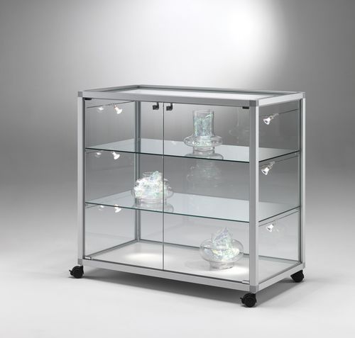 Vitrine contemporaine - QB99 - Castellani.it srl - sur piétement / en verre / en aluminium