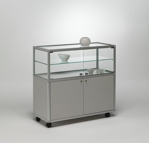 Vitrine contemporaine - QBM99 - Castellani.it srl - sur piétement / en verre / en aluminium