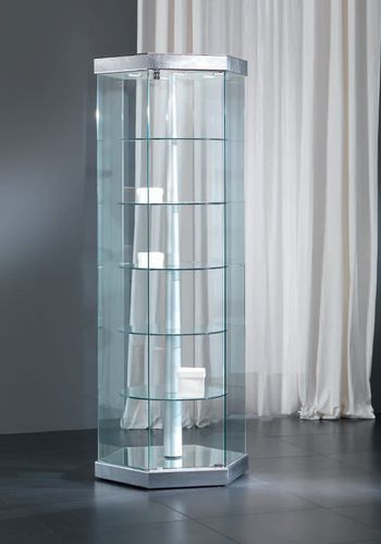 Vitrine contemporaine - 7/G - Castellani.it srl - sur piétement / en verre / en bois laqué