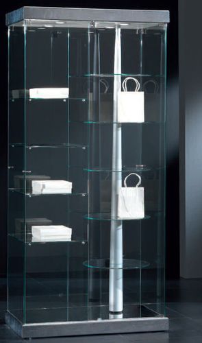 Vitrine contemporaine - 9/G - Castellani.it srl - sur piétement / en verre / en bois laqué