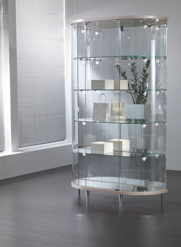 Vitrine contemporaine - 203/M - Castellani.it srl - sur piétement / en verre / en chêne