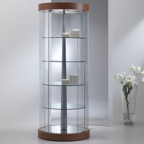 Vitrine contemporaine - 209/RG - Castellani.it srl - sur piétement / en verre / en chêne