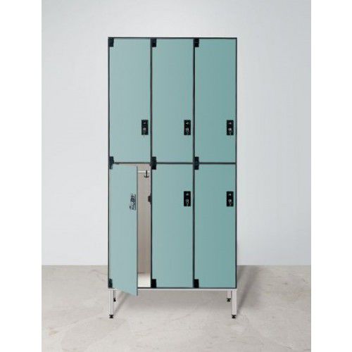 Casier vestiaire en HPL - AI506/60 - Castellani.it srl - pour établissement public / pour installation sportive / pour bureau