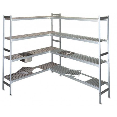 Rayonnage pour commerce - G3698060B - Castellani.it srl - de marchandise / en métal / modulaire
