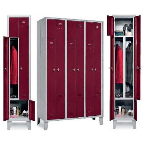Casier vestiaire en métal - 717/03/P/AZ - Castellani.it srl - pour établissement public / pour installation sportive / pour bureau