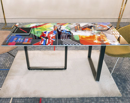 Table design original - STARMAN - Castellani.it srl - en acier / avec piètement en acier / rectangulaire