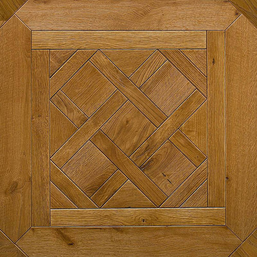 Parquet massif - CASSETTONE VERSAILLES ROVERE CHAMPAGNE PRELEVIGATO VERNICIAT - MONPAR - en chêne / verni / à coller