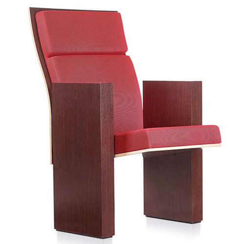 Fauteuil d'auditorium contemporain - MEETING - Cinearredo Italia - en tissu / en hêtre / pliant